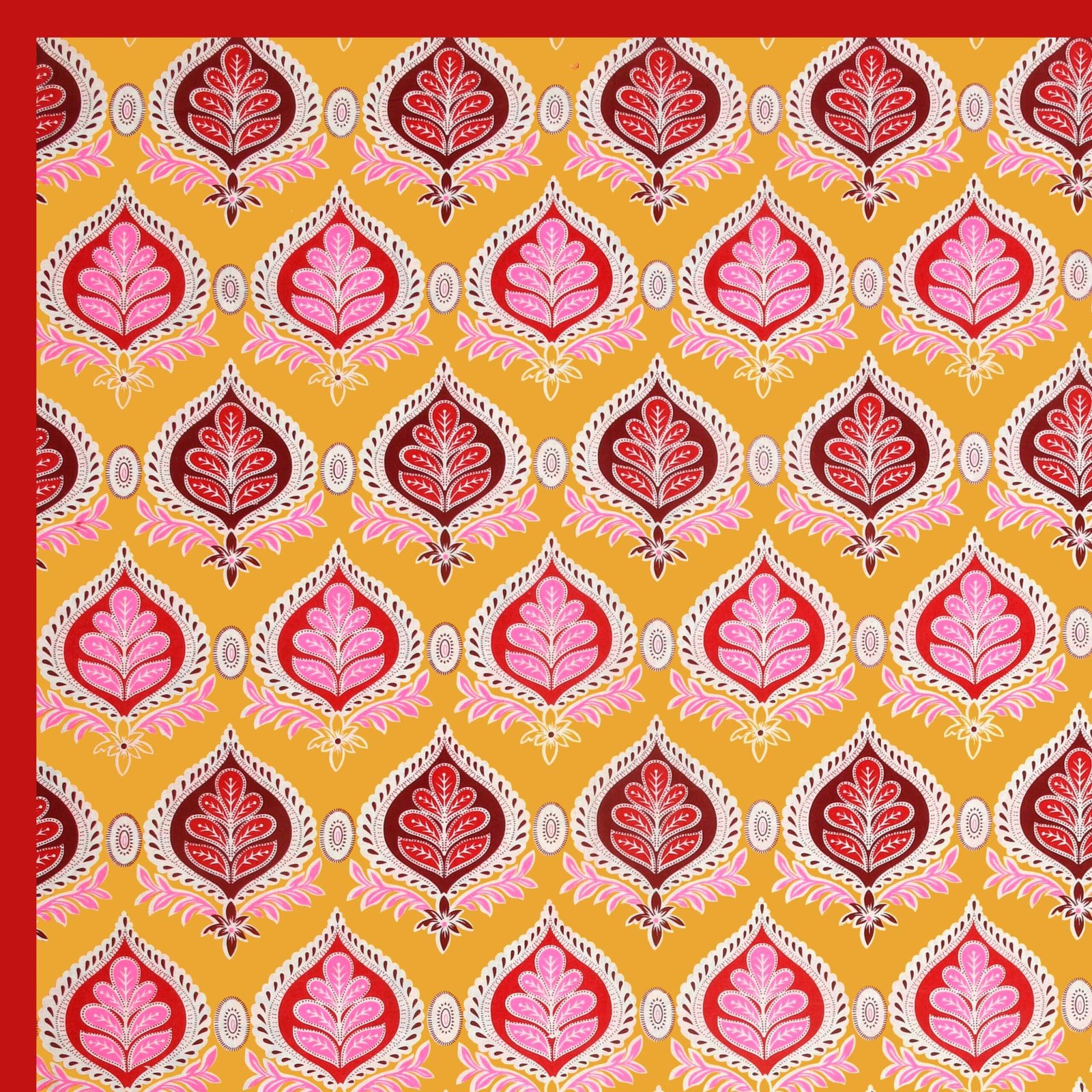 Rajasthani Traditionally Printed Cotton Doublebed Bedsheet With Pack of 2 Pillow Covers - Image 4